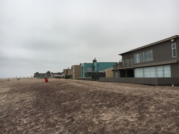 Huizen strand Swakop