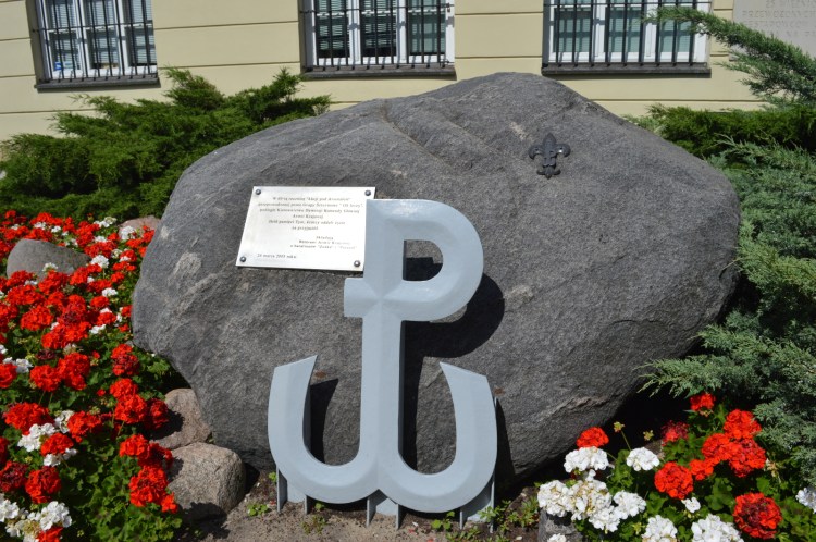 Het teken van het Verzet in Warschau